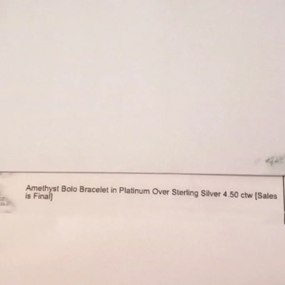 AMETHYST BOLO BRACELET - Picture 9 of 9